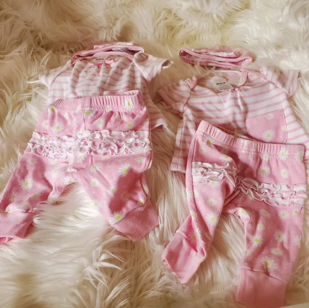 (1) CJP Baby Brand Shirt, Pants, Hat Outfit 0-3 mths - Picture 6 of 12